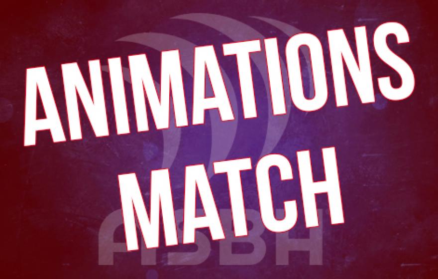 ASBH - Rouen : Animations match