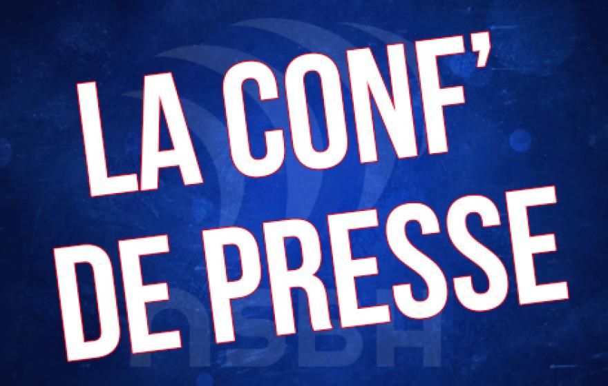 Provence - ASBH : La conférence de presse