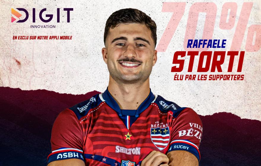 Raffaele Storti élu homme du match !
