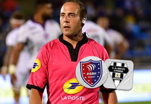 ASBH vs BRIVE – Ludovic CARRILLO, arbitre du match