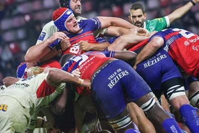 Défaite des Rouge & Bleu après un gros combat contre Grenoble